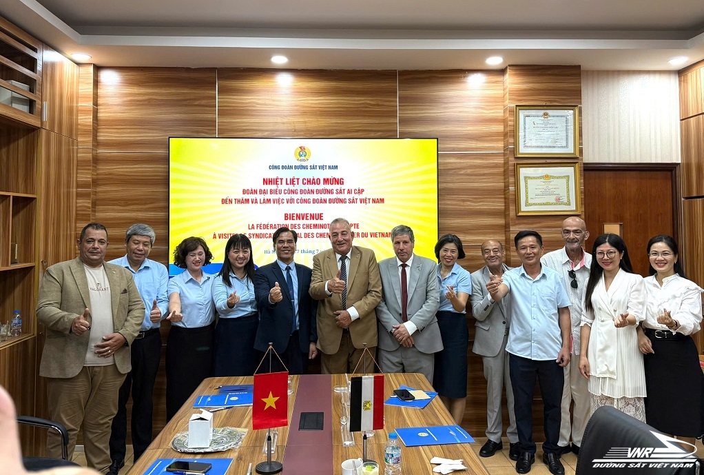 Hội đàm giữa Công đoàn ĐSVN và ĐS Ai Cập: Đối thoại, hợp tác, cùng phát triển