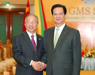 Thủ tướng tiếp Ủy viên Quốc vụ Trung Quốc Đới Bỉnh Quốc
