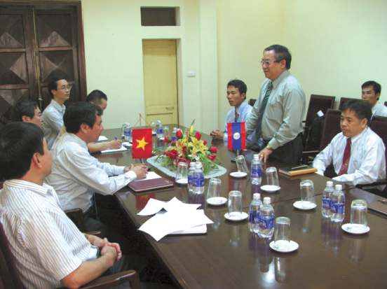 ĐSVN làm việc với đoàn đại biểu ĐS Lào