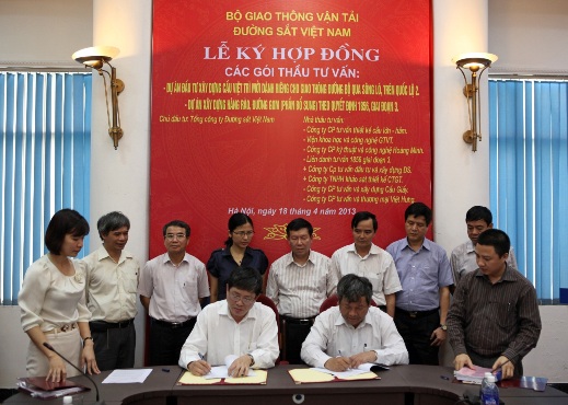ÐSVN ký hợp đồng tư vấn Dự án “Ðầu tư xây dựng cầu Việt Trì mới dành riêng cho giao thông đường bộ qua sông Lô, trên QL2”