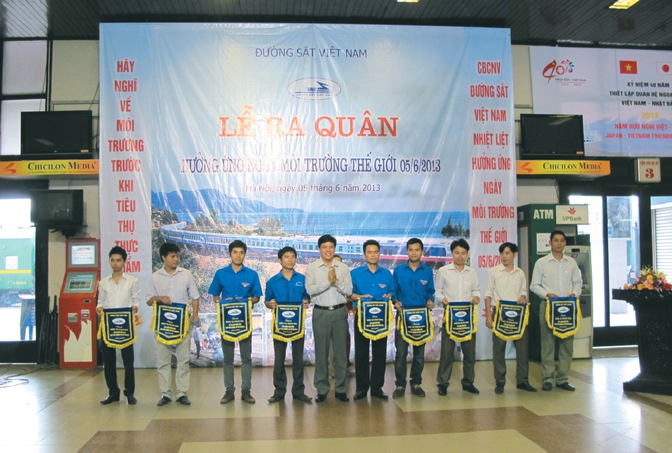ĐSVN ra quân hưởng ứng Ngày Môi trường thế giới 5/6
