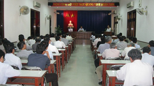 Bí thư Đảng ủy, Chủ tịch HĐTV ĐSVN Trần Ngọc Thành thăm và làm việc với các đơn vị Đường sắt khu vực Đà Nẵng