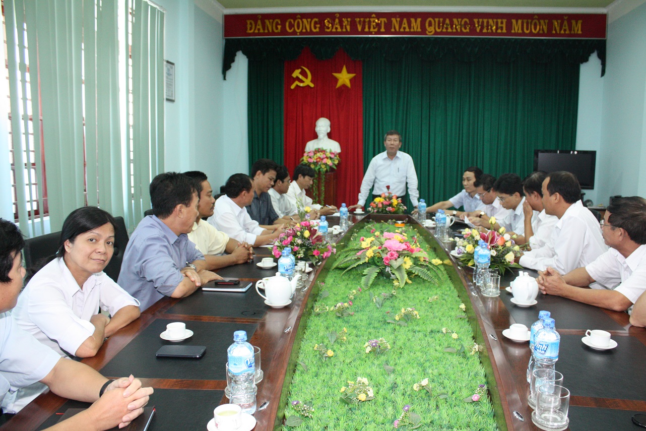 Đồng chí Bí thư Đảng ủy, Chủ tịch HĐTV ĐSVN làm việc tại các đơn vị khu vực Thuận Hải