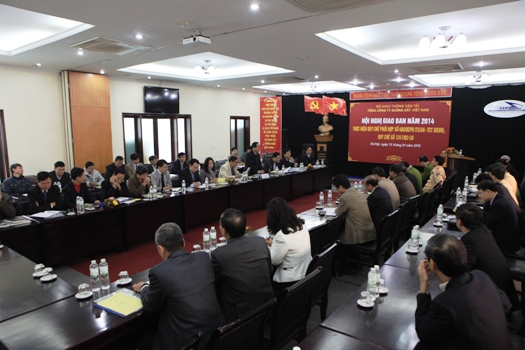 Giao ban năm 2014 giữa Tổng Công ty ĐSVN với Tổng cục An Ninh, Tổng cục VI, Tổng cục VII (Bộ công an)