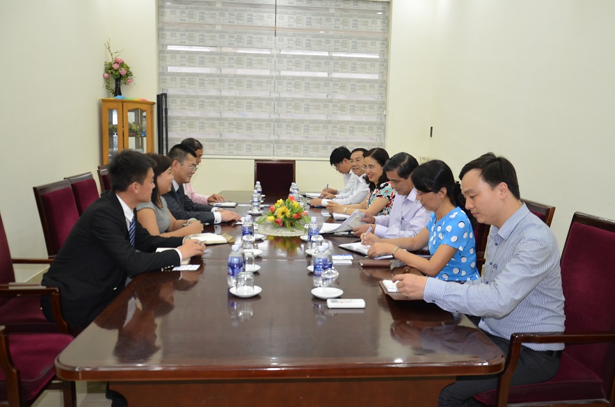 Tổng công ty ĐSVN làm việc với Tập đoàn Thái Nguyên - Trung Quốc