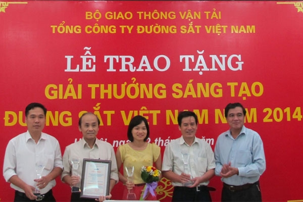 Trao giải “Sáng tạo Đường sắt Việt Nam 2014”