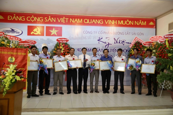 Công ty CP ĐS Sài Gòn kỷ niệm 40 năm thành lập
