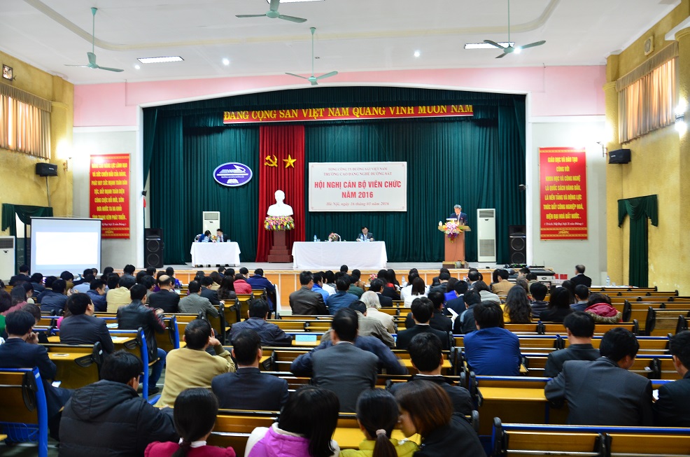 Trường Cao đẳng Nghề ĐS tổ chức Hội nghị CNVC năm 2016