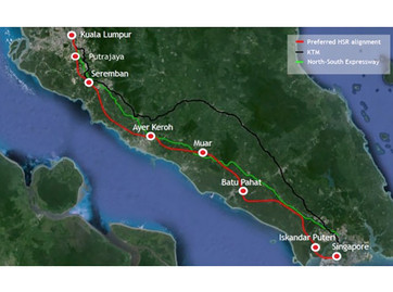 Năm 2026: Sẽ có tuyến ĐS cao tốc Kuala Lumpur – Singapore