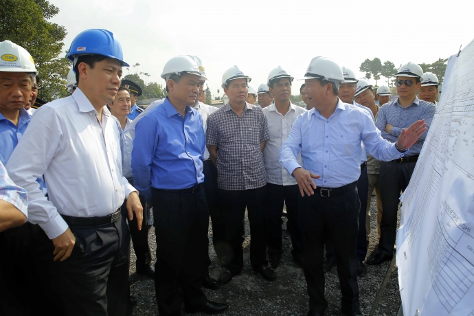 Bộ trưởng Trương Quang Nghĩa kiểm tra tiến độ nâng cấp ga Trảng Bom