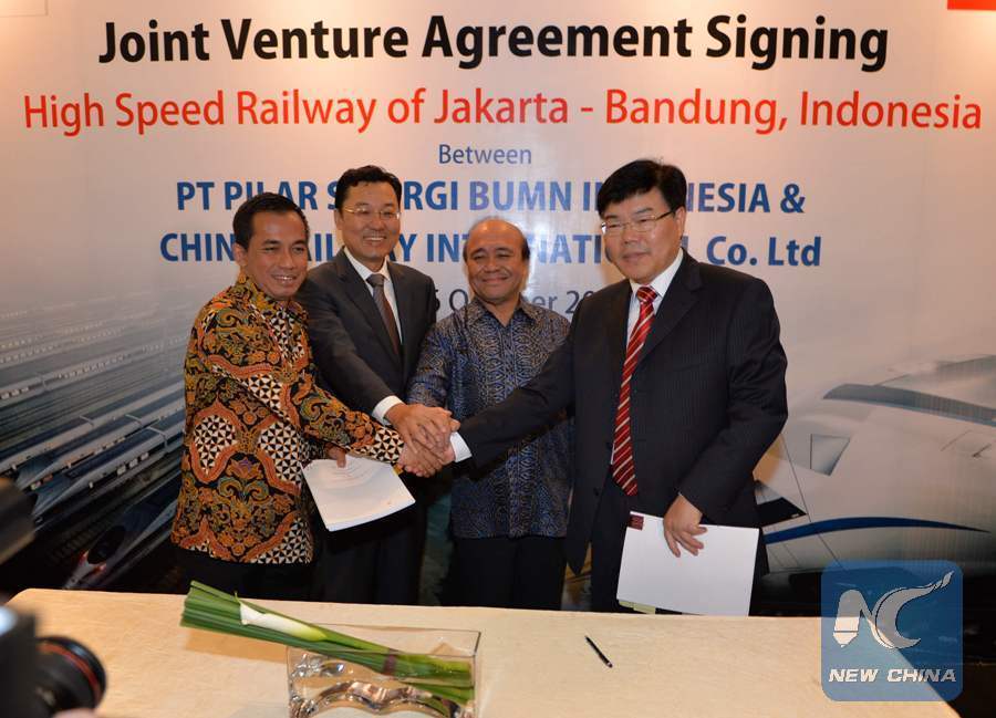 Indonesia khởi công xây dựng tuyến đường sắt cao tốc Jakarta - Bandung