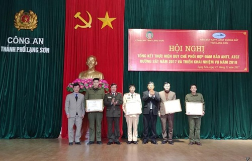Hội nghị tổng kết công tác thực hiện Quy chế phối hợp về công tác đảm bảo ANTT, ATGT ĐS giữa Tổng công ty ĐSVN và tỉnh Lạng Sơn