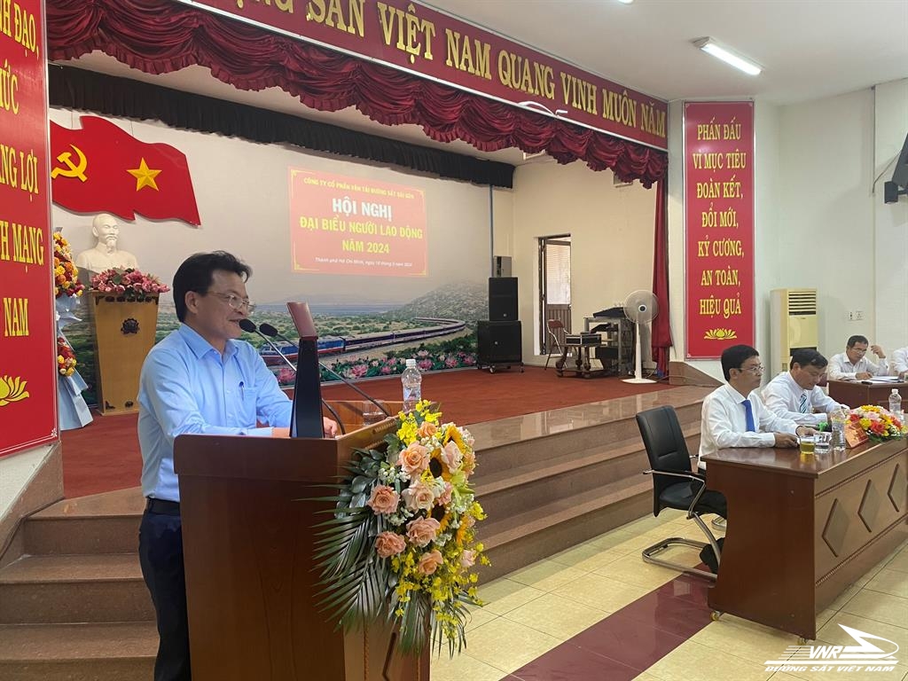 Hội nghị Người lao động Công ty CPVT ĐS Sài Gòn năm 2024 thành công tốt đẹp