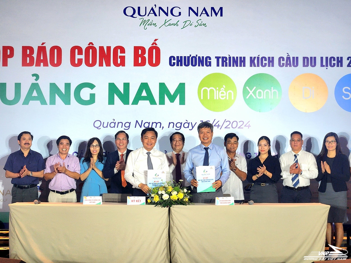 Quảng Nam và VNR: Hợp tác phát triển du lịch bằng đường sắt