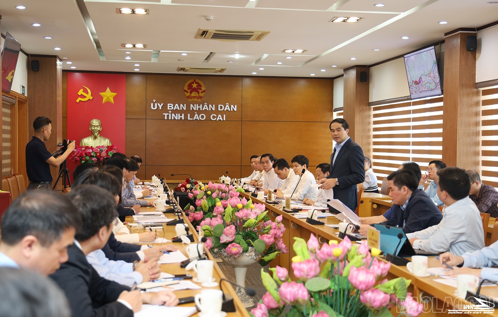 Lào Cai và VNR bàn giải pháp thúc đẩy xuất khẩu nông - lâm - thủy sản qua đường sắt