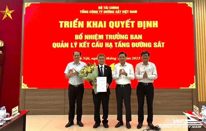 Tổng công ty ĐSVN bổ nhiệm Trưởng ban Ban Quản lý kết cấu hạ tầng Đường sắt 