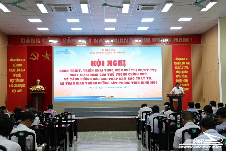 Tổng công ty ĐSVN quyết tâm thực hiện nghiêm chỉ thị số 22/CT-TTg