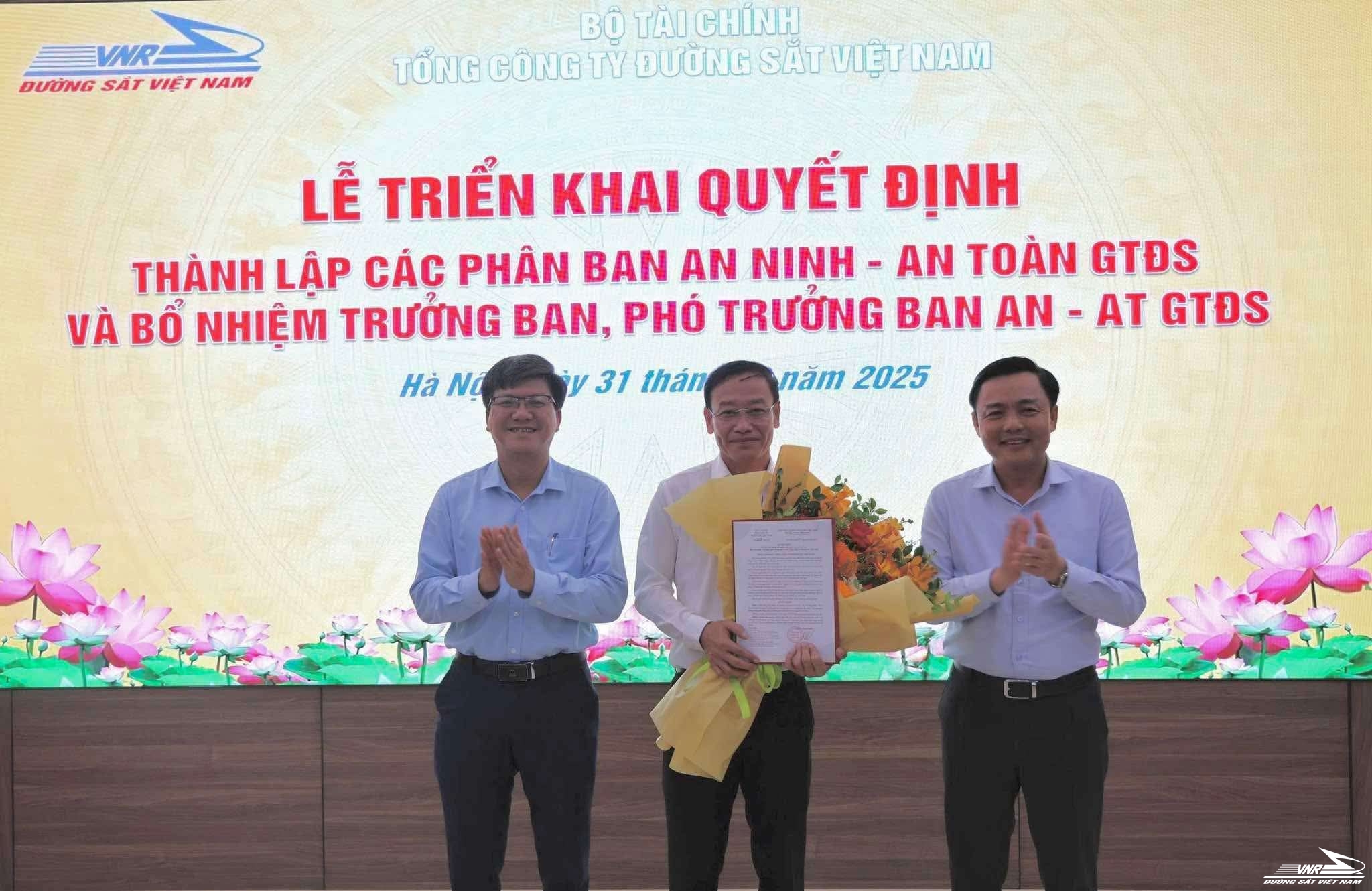 Bổ nhiệm Trưởng Ban – Phó Trưởng Ban An ninh An toàn Giao thông đường sắt