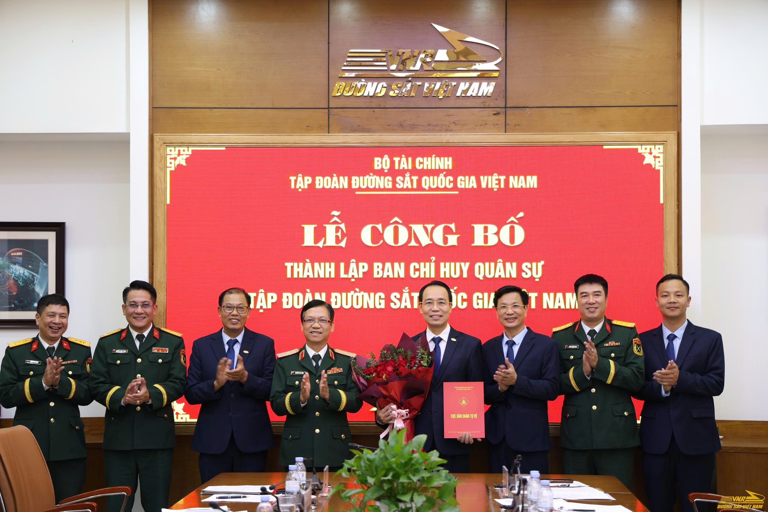 Lễ công bố Thành lập Ban Chỉ huy Quân sự Tập đoàn Đường sắt Việt Nam