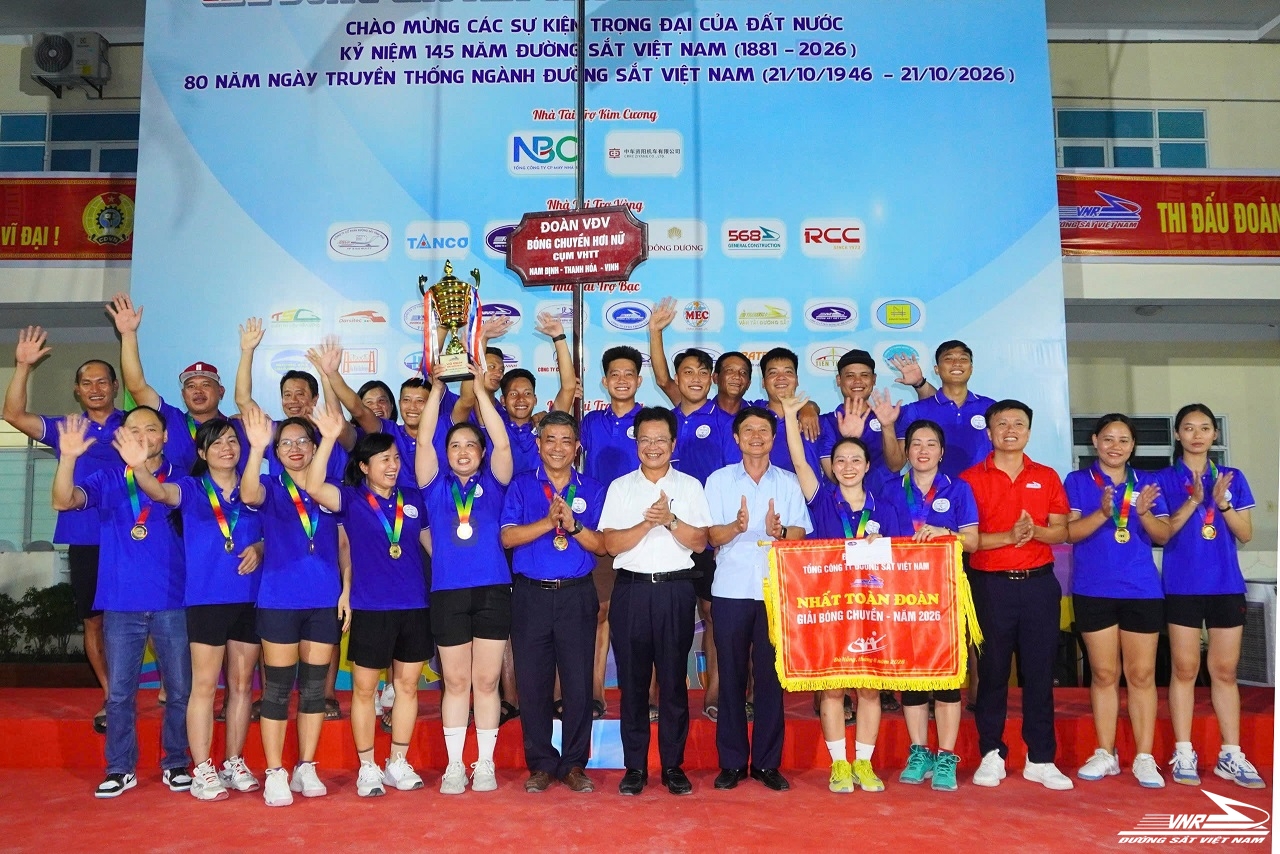 Bế mạc Giải bóng chuyền truyền thống VNR năm 2026