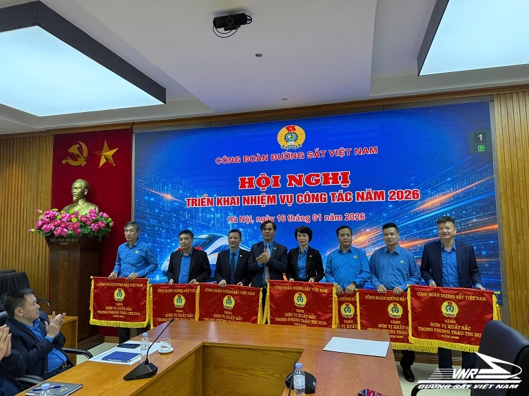 Năm 2025: ĐSVN tăng trưởng ấn tượng, Công đoàn hoạt động hiệu quả