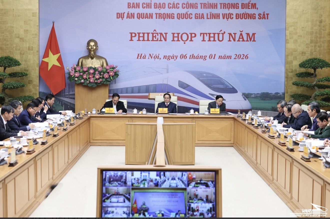 Triển khai dự án đường sắt trọng điểm với phương châm ‘6 rõ’, ‘3 tập trung’