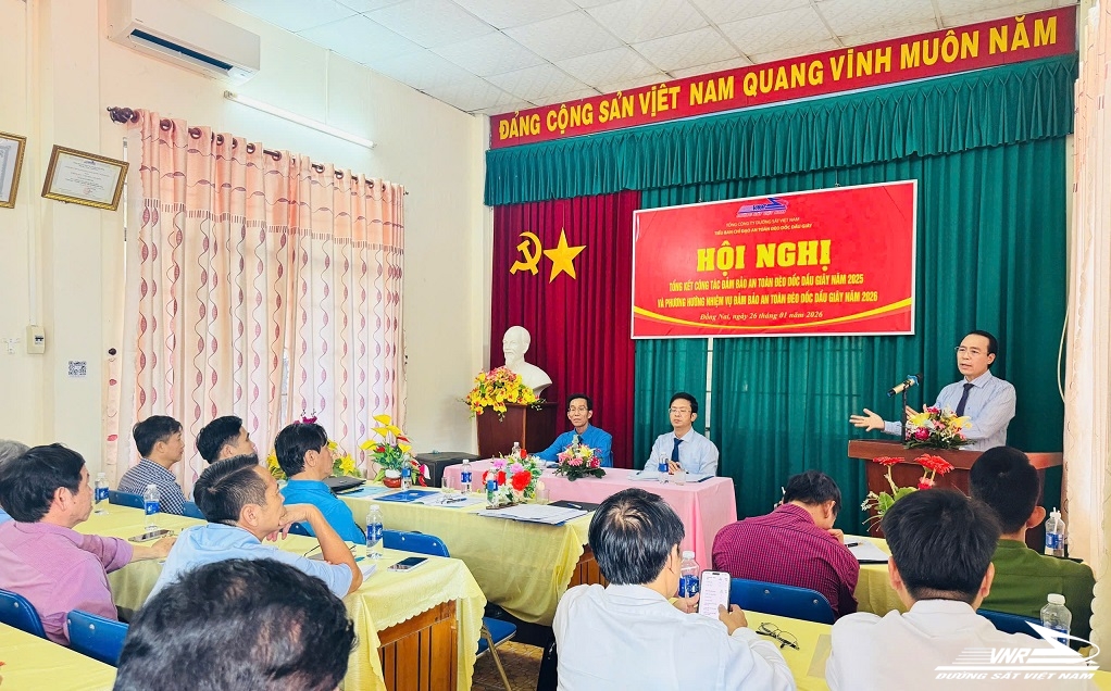 Ngành Đường sắt siết chặt an toàn khu vực đèo Dầu Giây, sẵn sàng phục vụ cao điểm Tết Bính Ngọ 2026