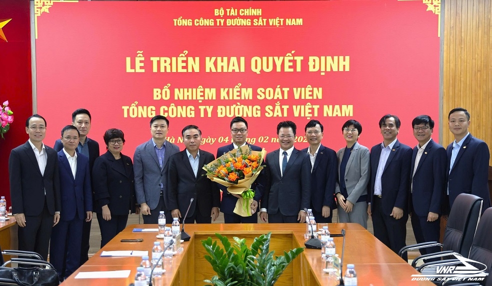 Tổng Công ty Đường sắt Việt Nam bổ nhiệm Kiểm soát viên