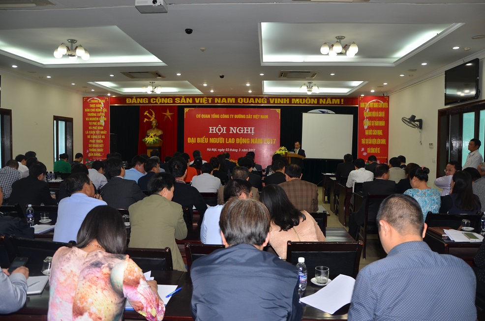 Cơ quan Tổng công ty Tổ chức thành công Hội nghị Người lao động năm 2017